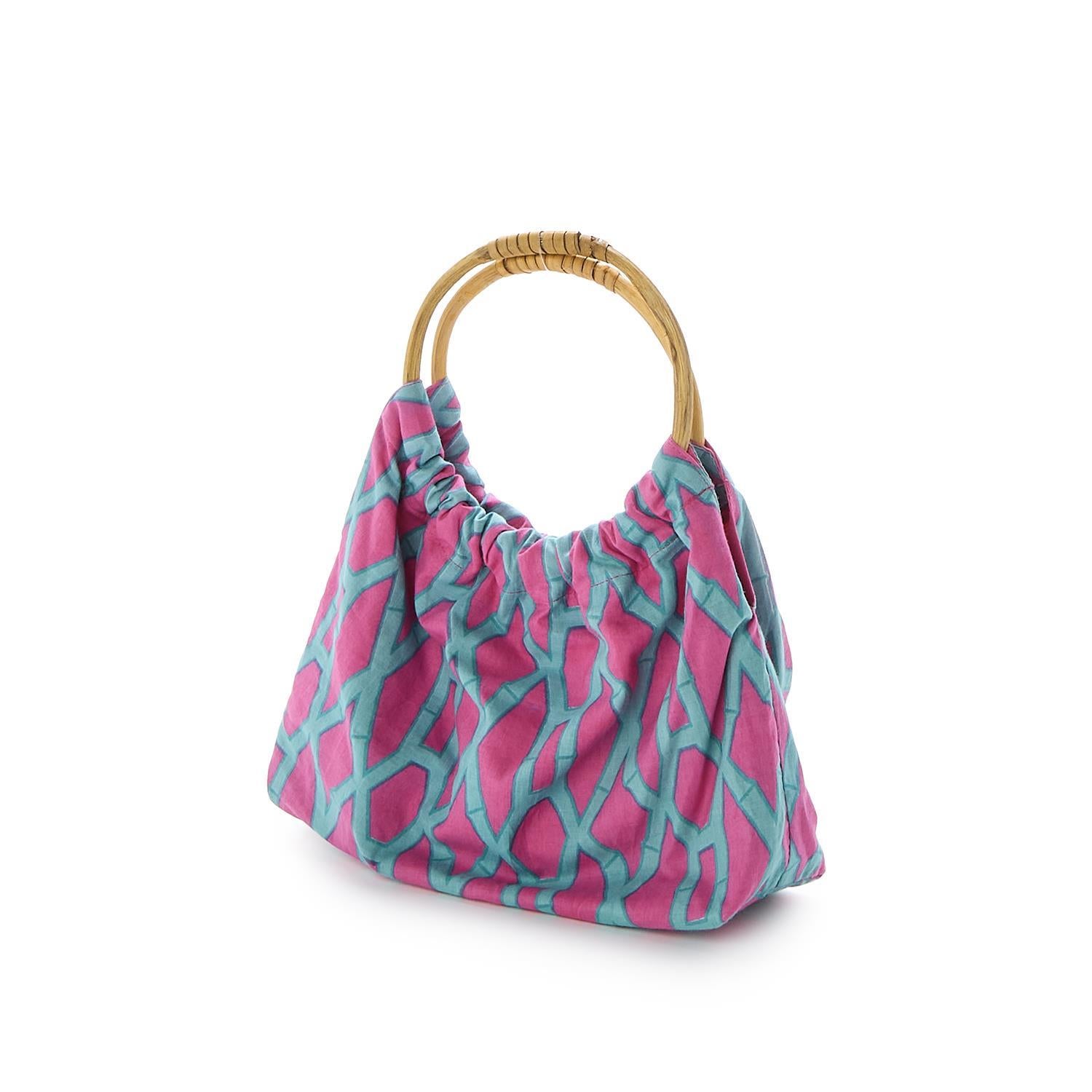 Preppy Bamboo Handbag
