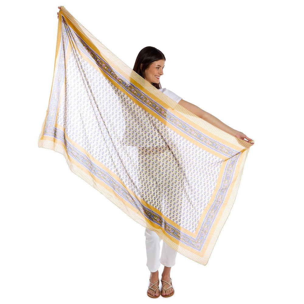 Block Printed Scarf/Sarong