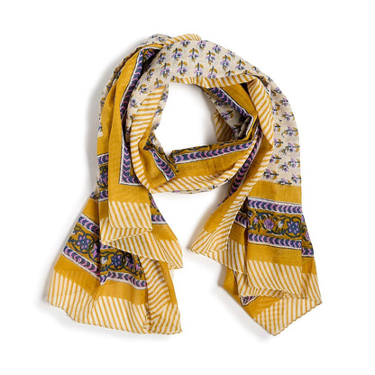 Block Printed Scarf/Sarong, view 4