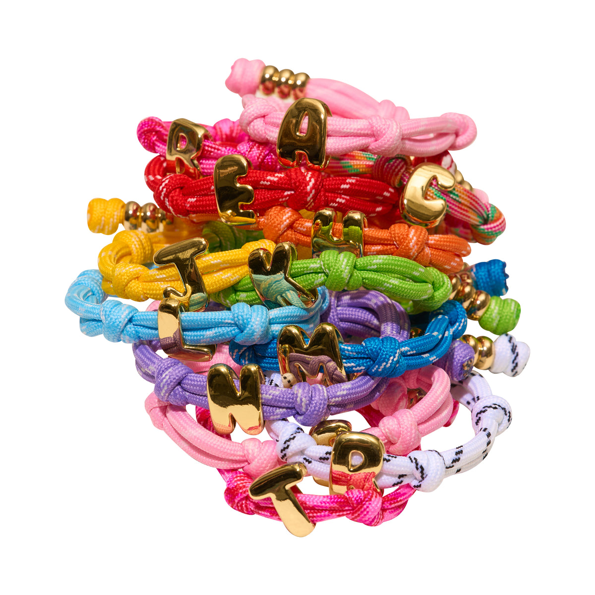 Cord Initial Bracelet