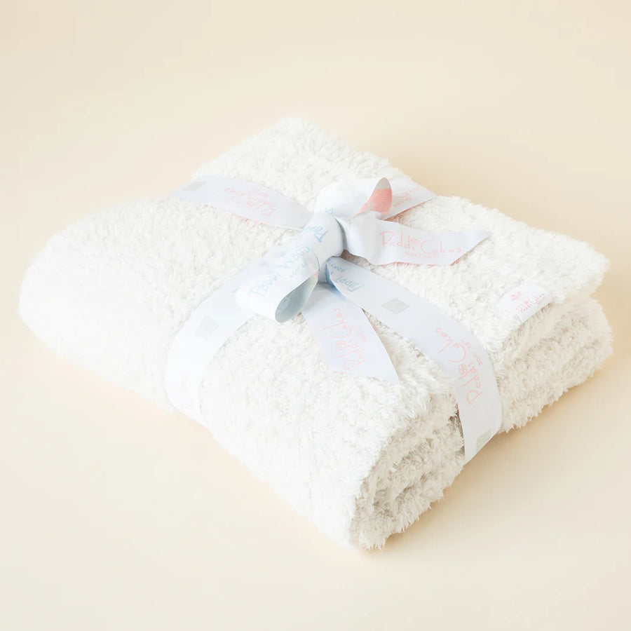 Marshmallow 30" X 40" Baby Blanket, view 2, styled
