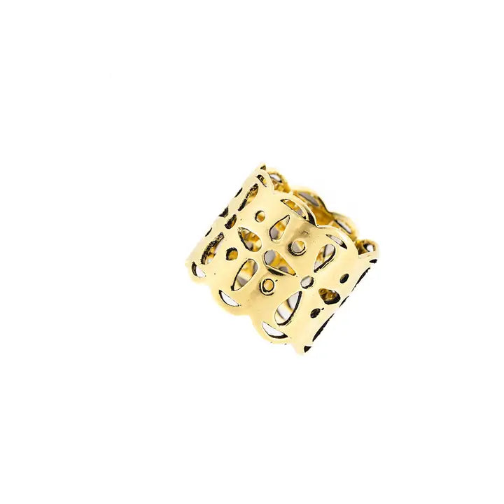 Tula Brass Bandana Slide Ring, view 3