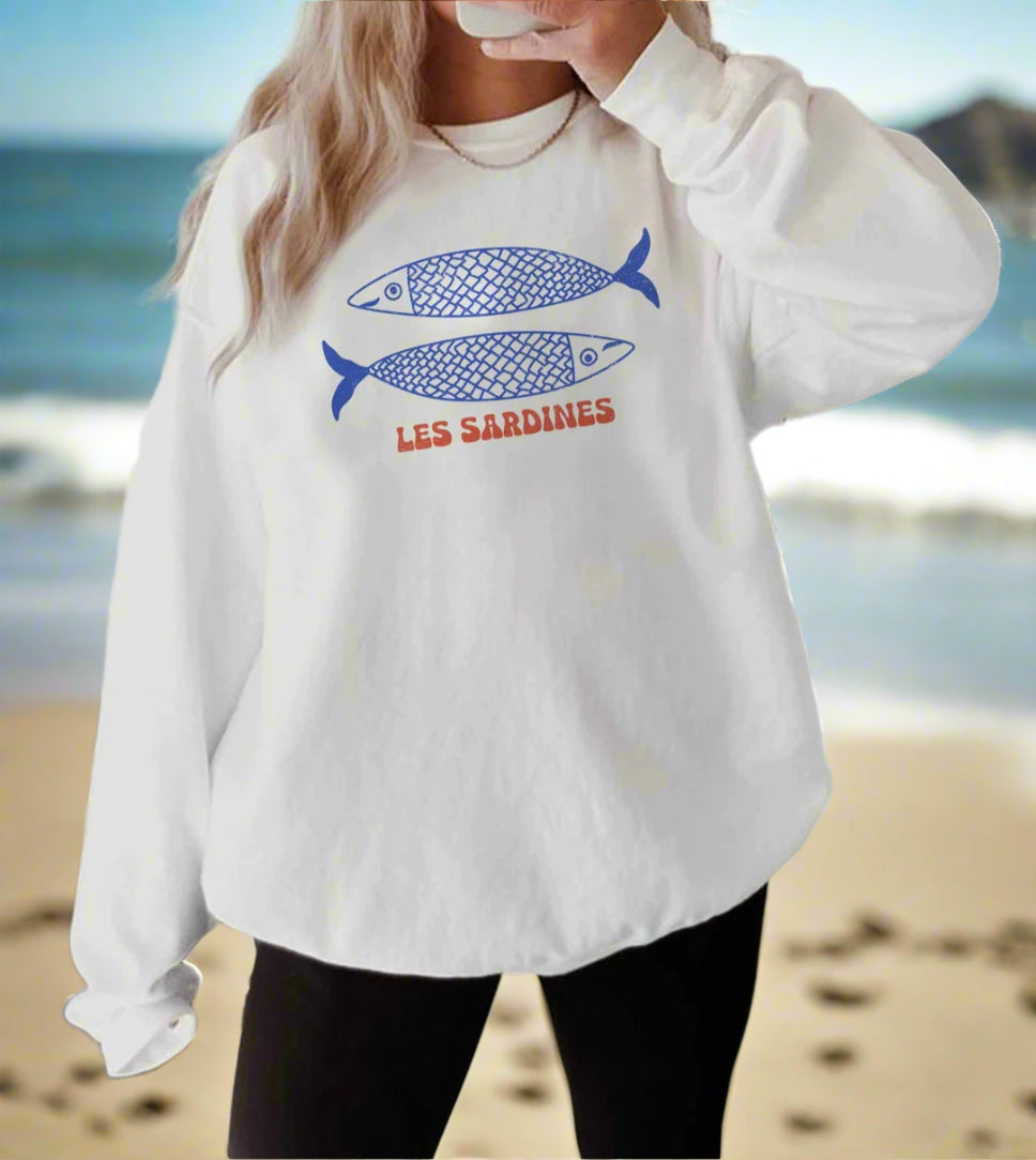 Les Sardines Oversized Sweatshirt