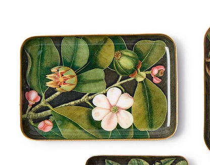 Floral Print Trinket Trays, view 7