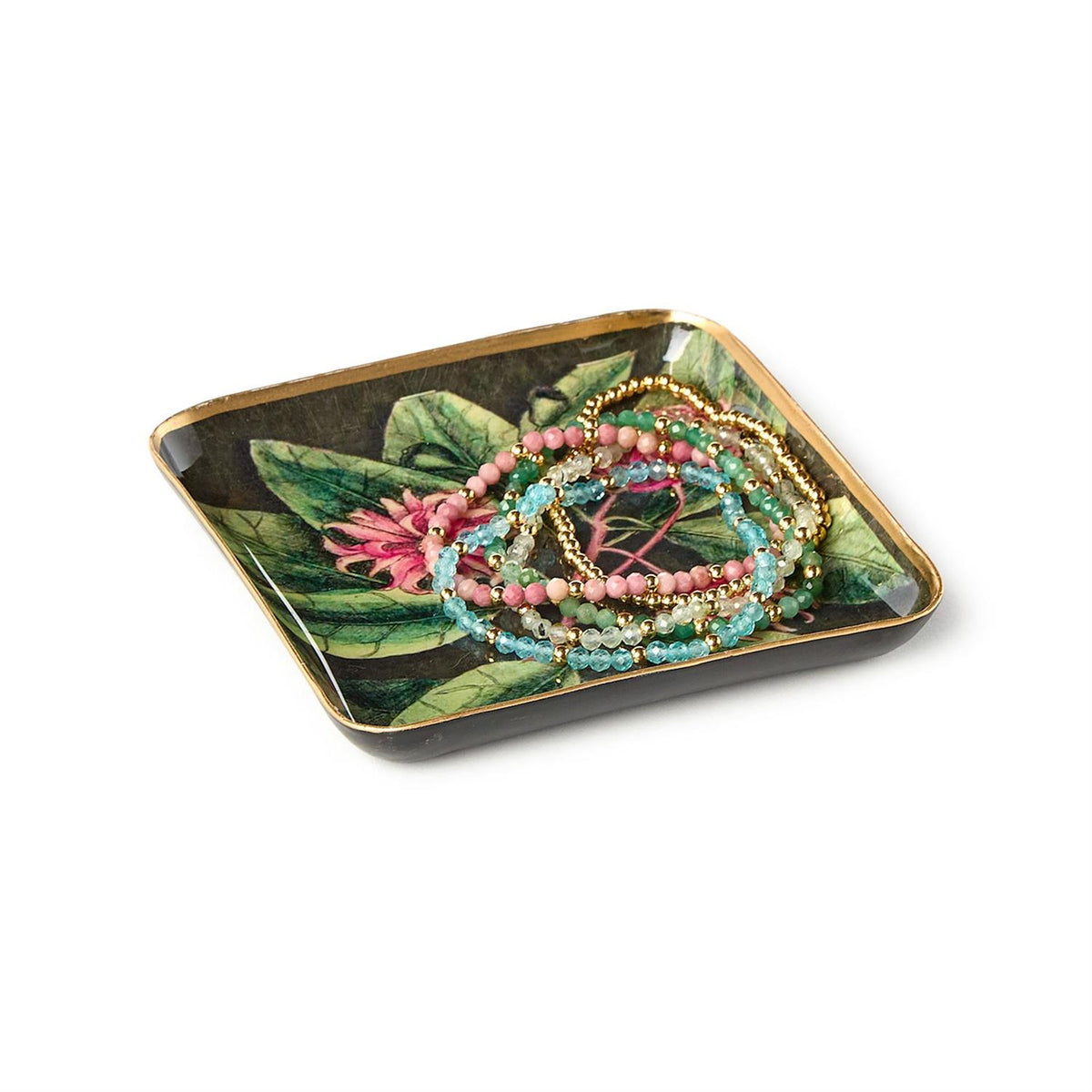 Floral Print Trinket Trays, view 5