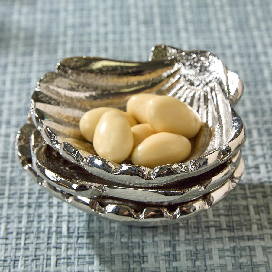 Silver Clam Shell Dish
