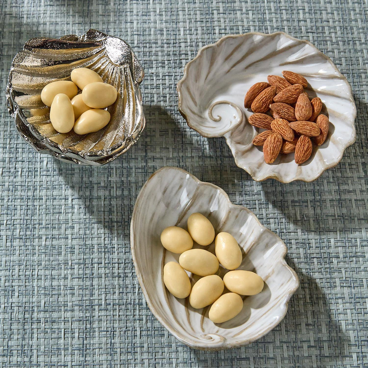 Clamshell Riviera Silver Clam Shell Dish – The Riviera Towel Company