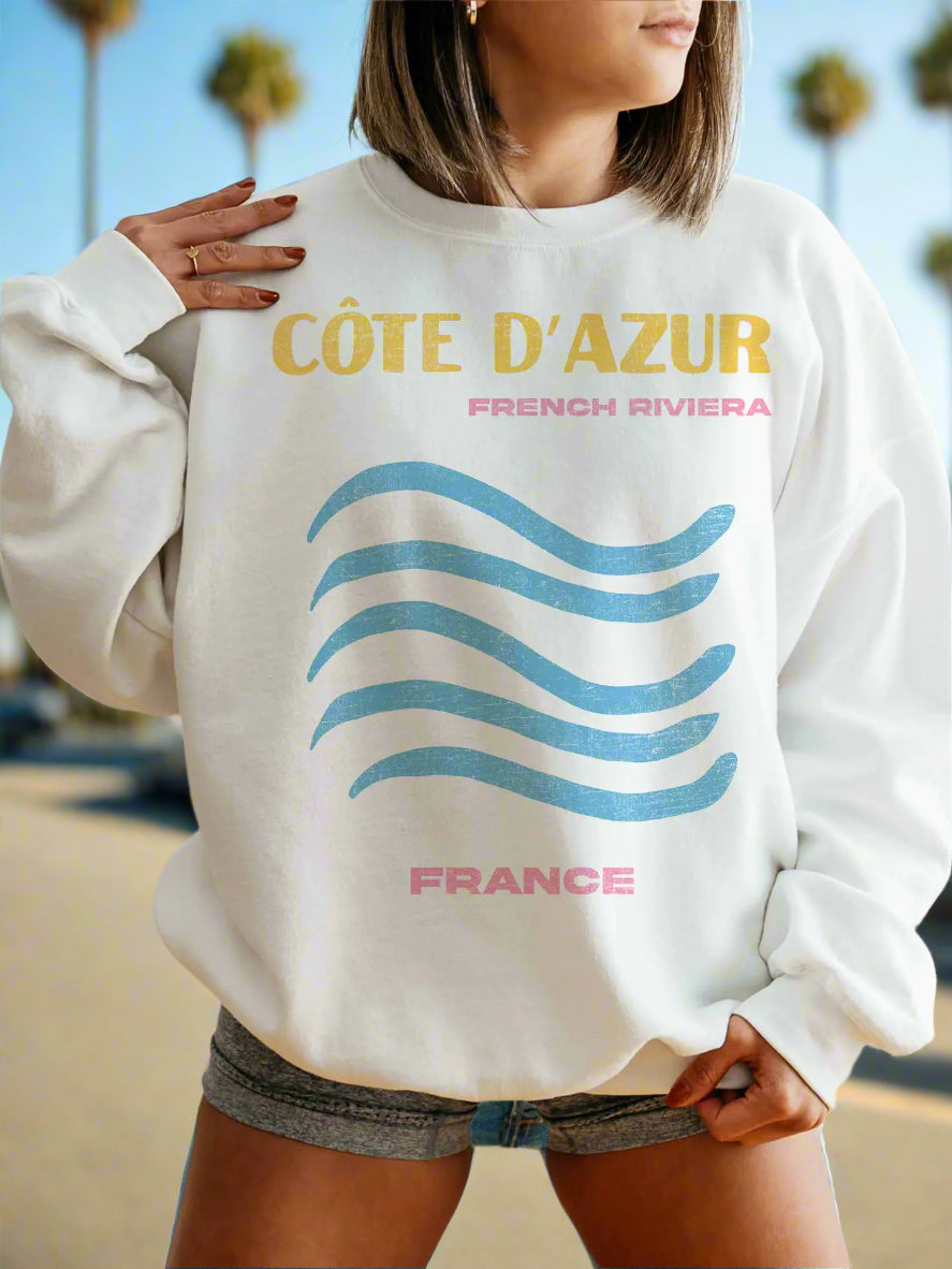 Cote Dazur Oversized Sweatshirt