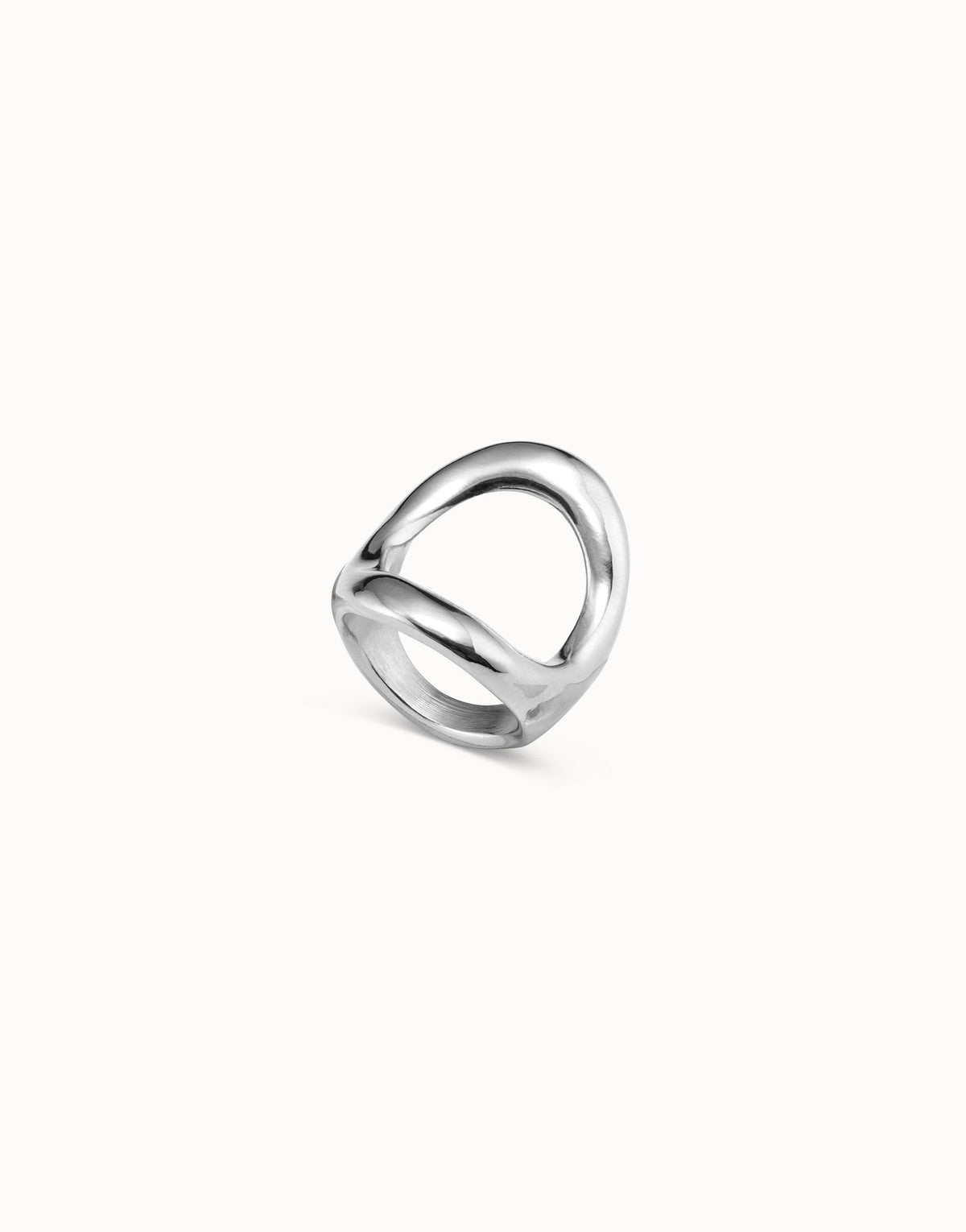 Grateful Open Circle Ring, view 3