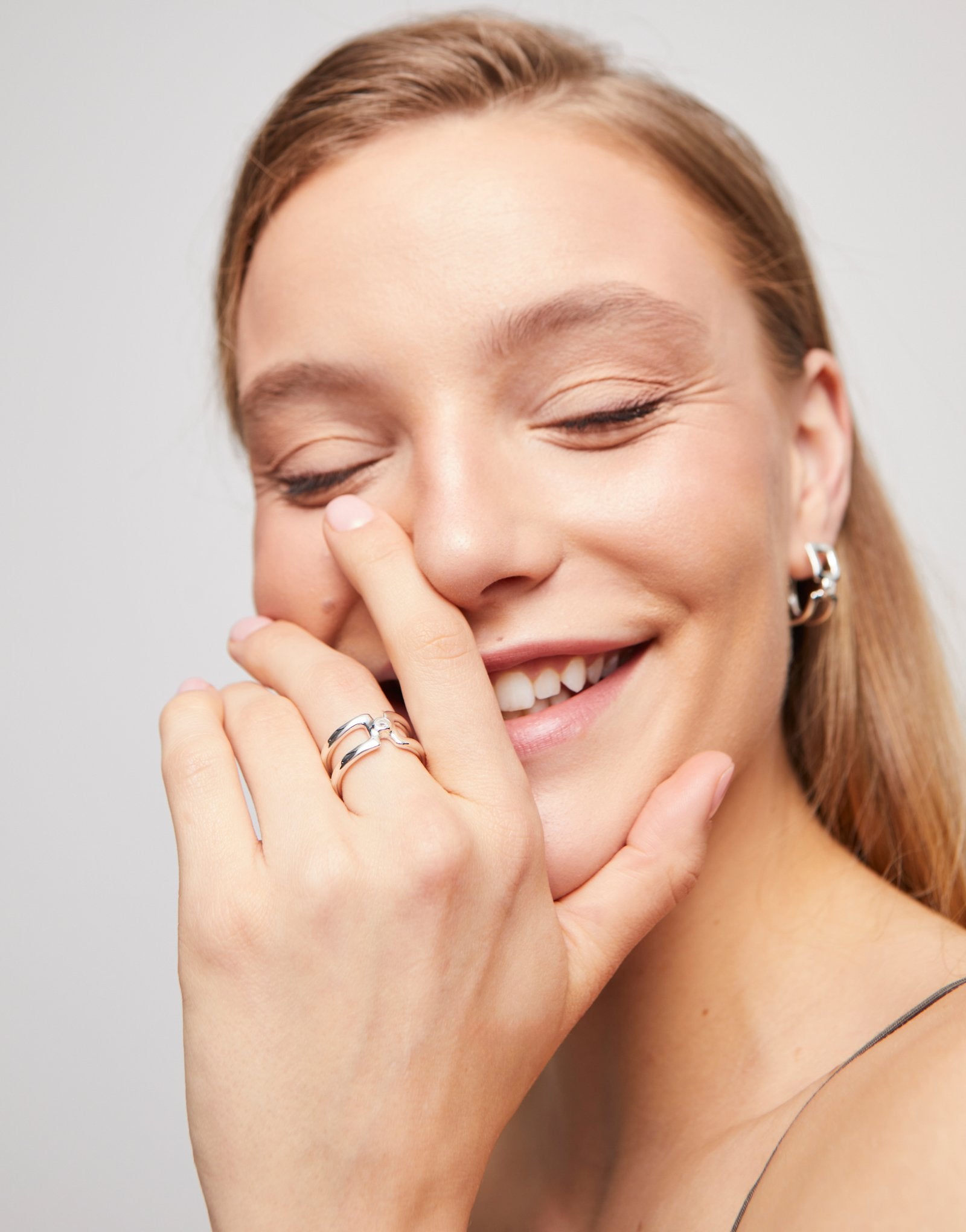 Indomable Topaz Double Ring