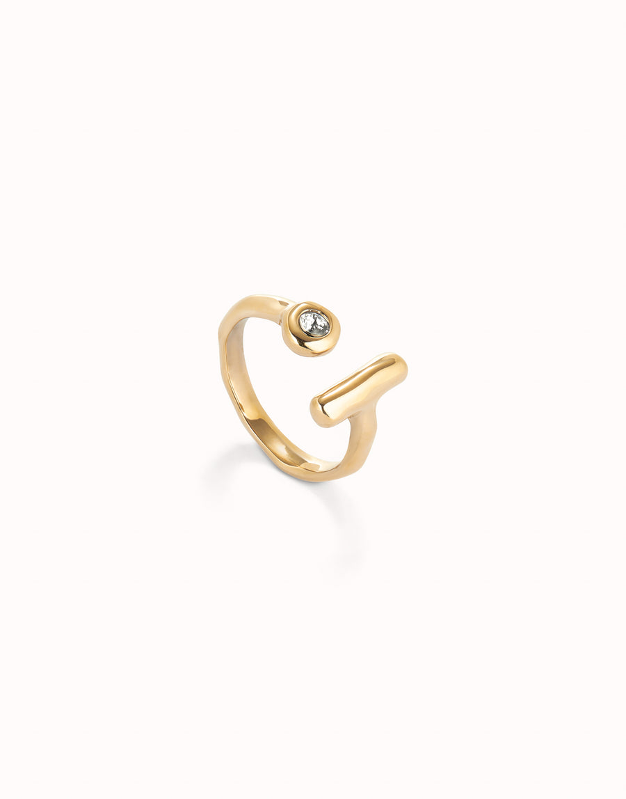 Indomable Topaz Ring, view 2, styled