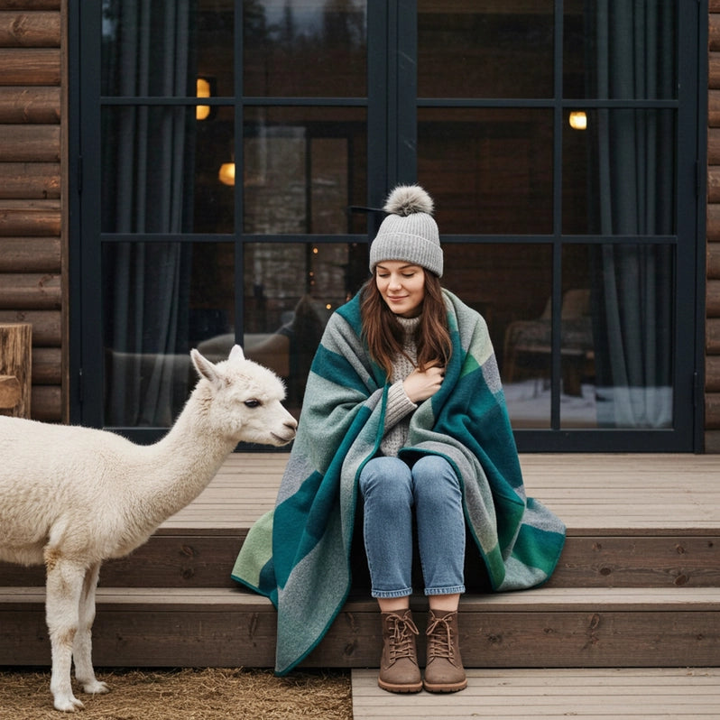 Alpaca Throw Blanket