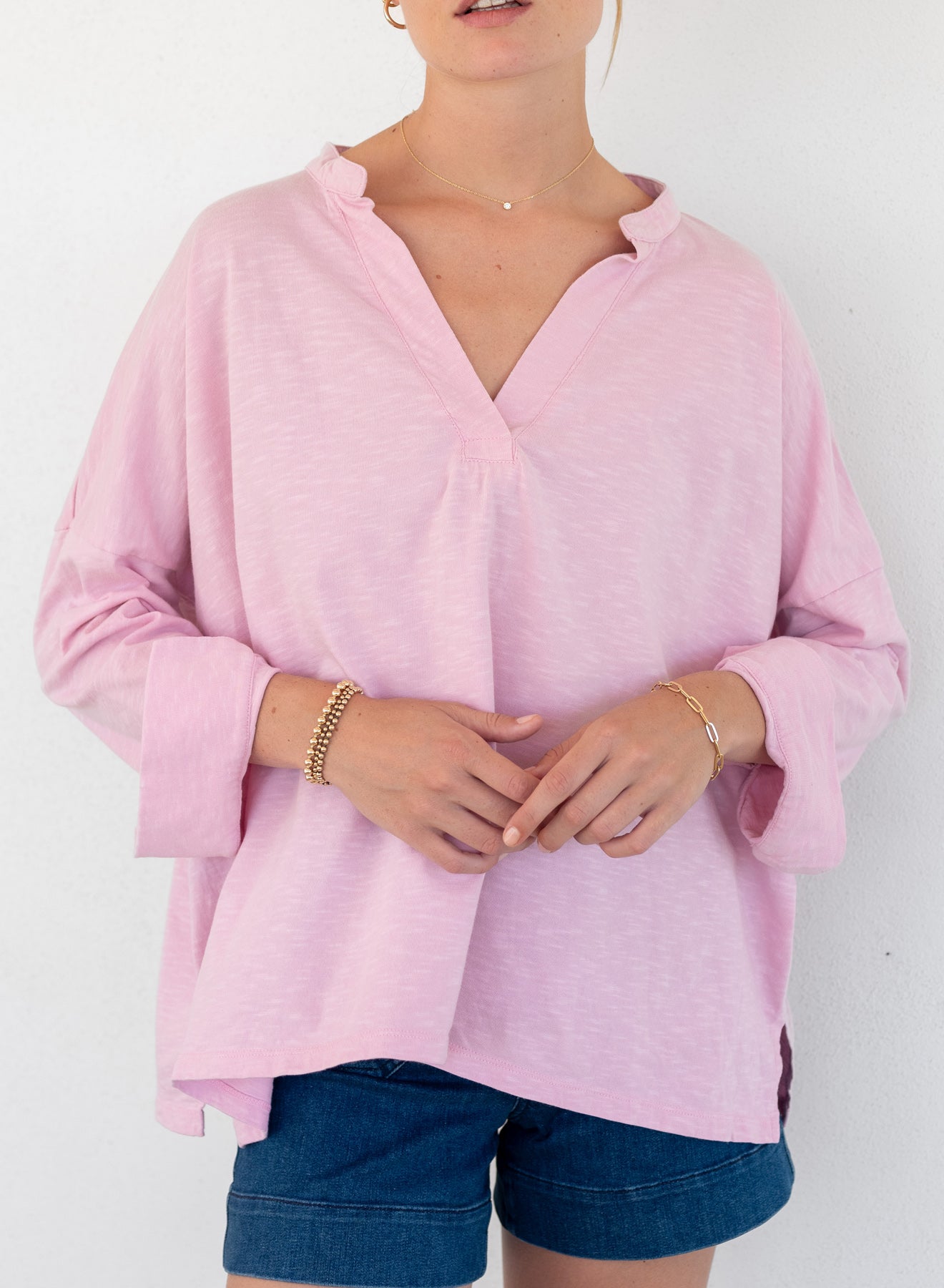 Amelia Long Sleeve Cuff Tee