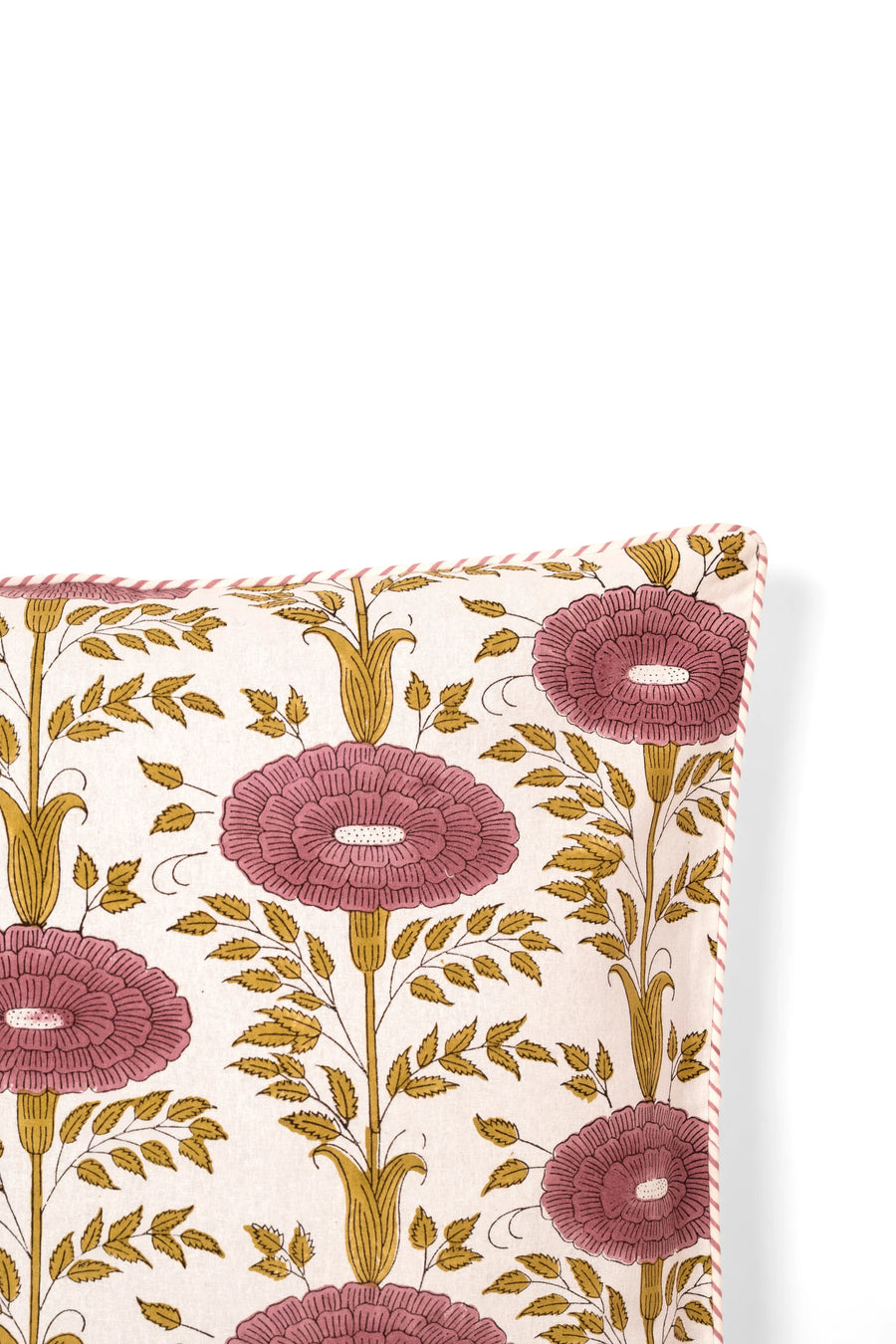 Inner Child Blockprint Pillow, view 2, styled