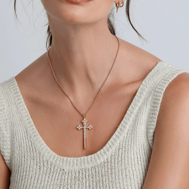 Athena Cross Necklace