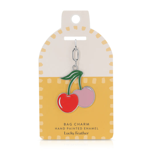 Enamel Bag Charm / Keychain