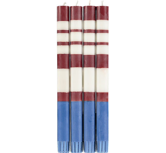 Striped Candle Set, view 5