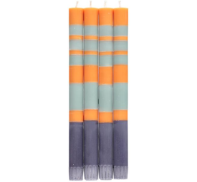 Striped Candle Set, view 4