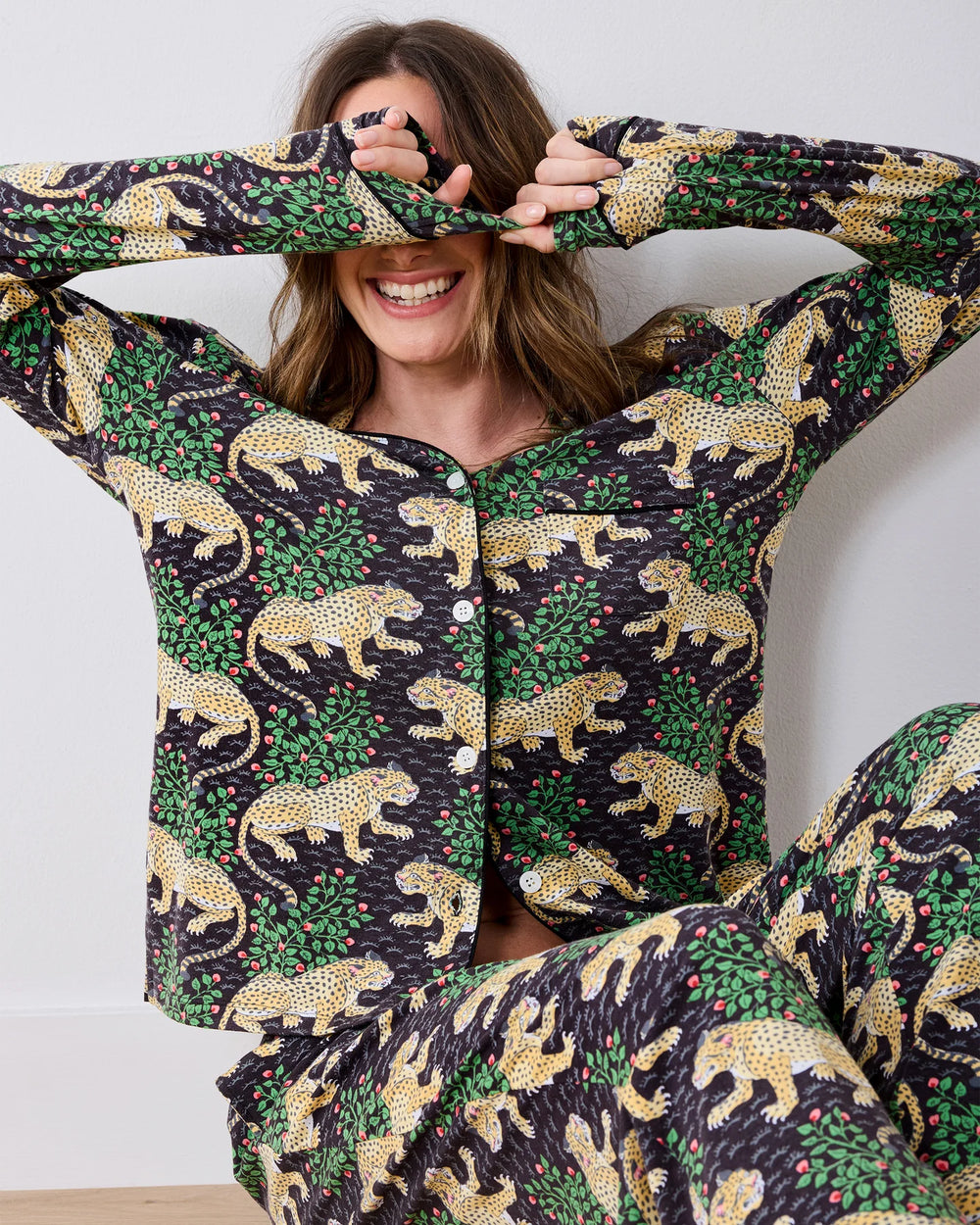Organic Pima Modal Knit Long PJ Set