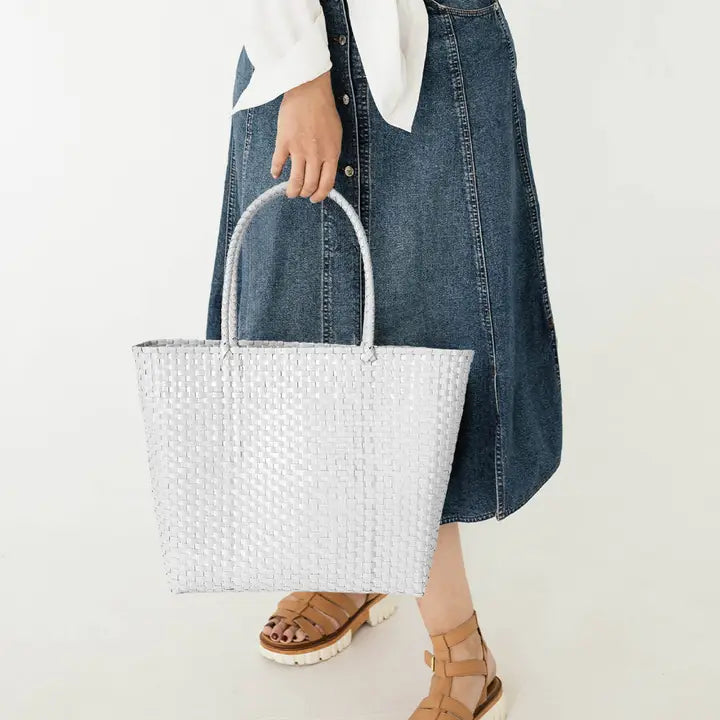 Basket Weave Tote Bag