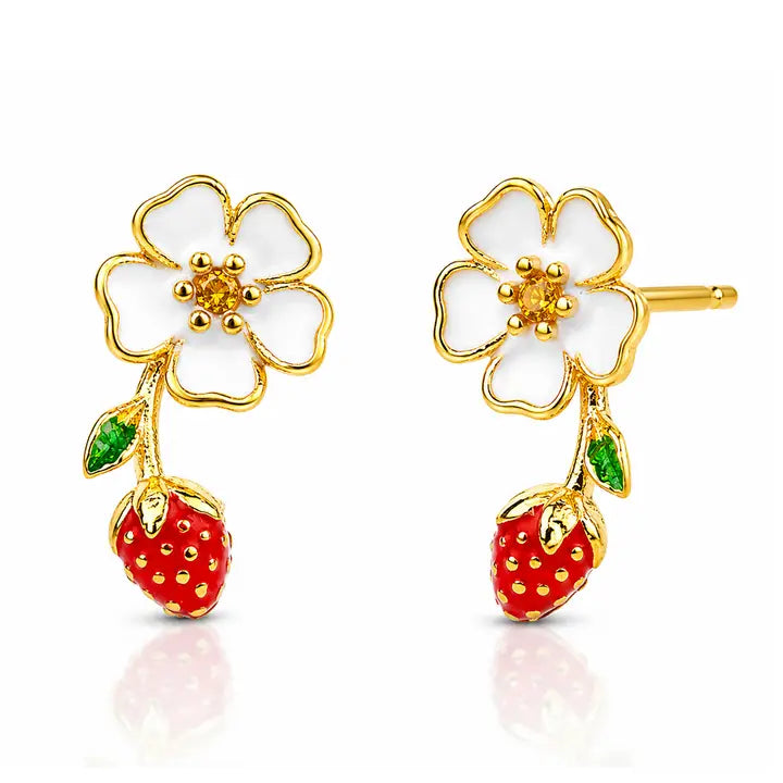 Berry Bloom Studs