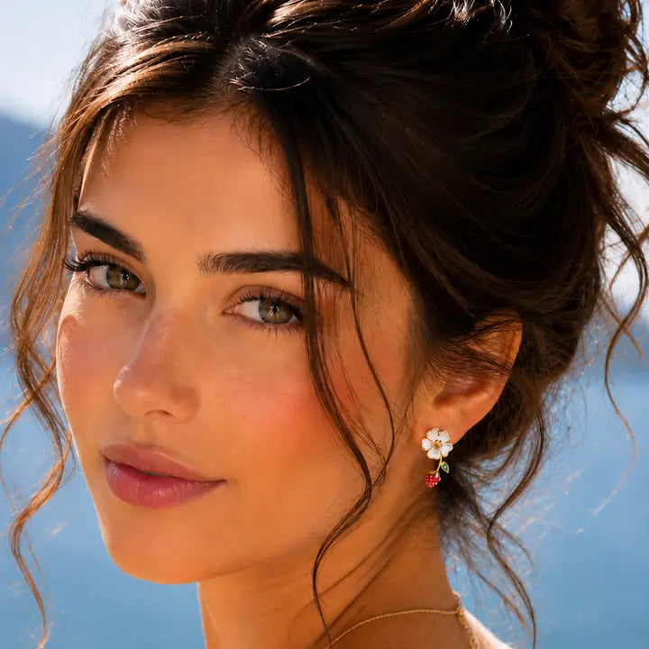Berry Bloom Studs