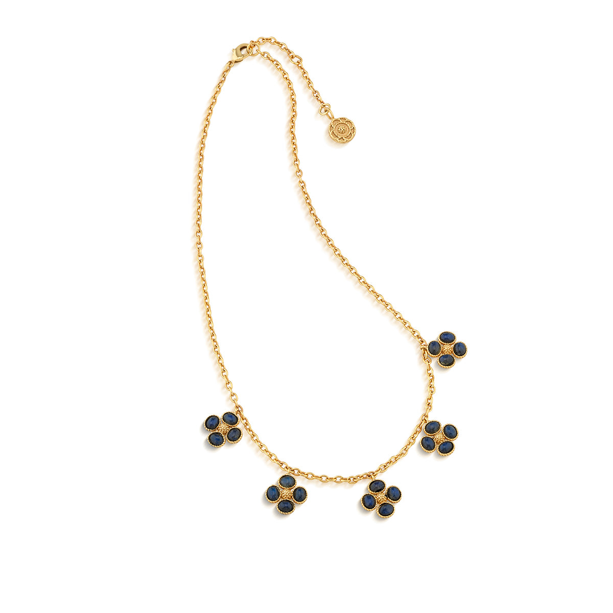 Berry Clover Multi Station Necklace, view 3