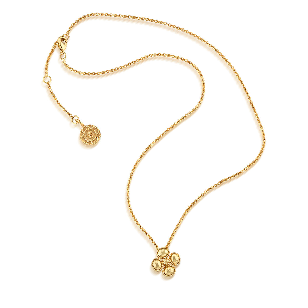 Berry Clover Station Necklace, view 3