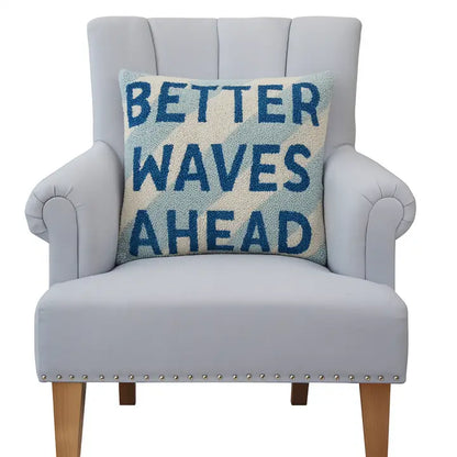 Better Waves Ahead Hook Pillow, view 2
