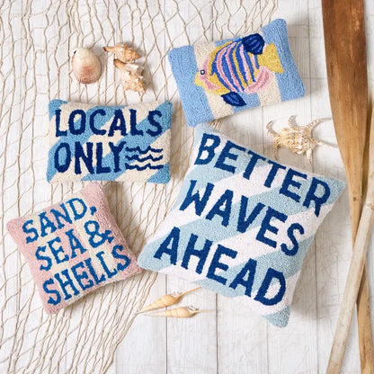 Better Waves Ahead Hook Pillow, view 3