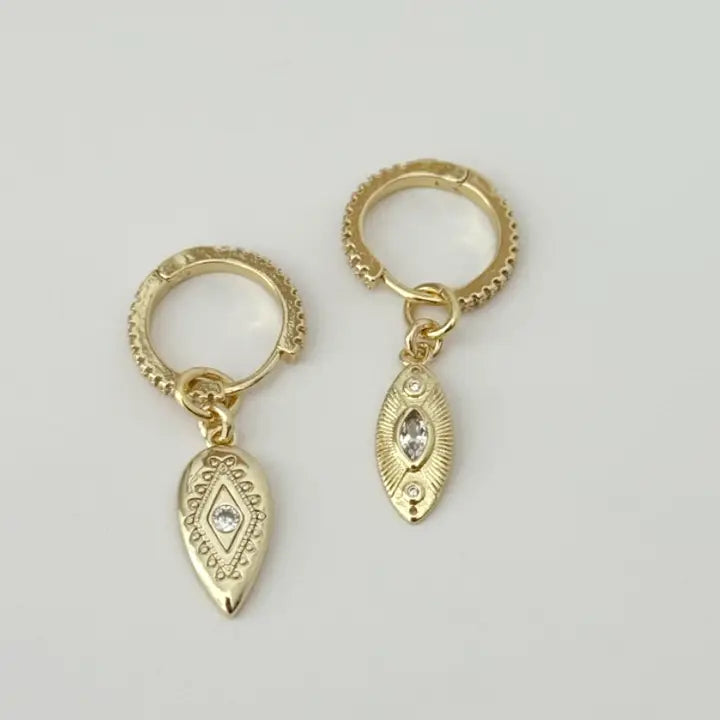 Biana Mismatch Hoops