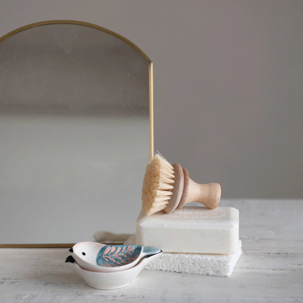 Stoneware Bird Dish