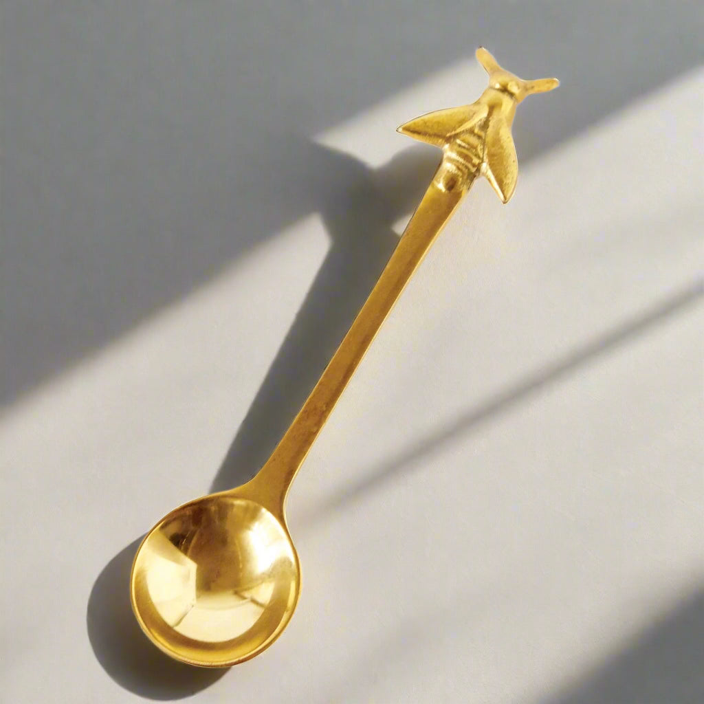 Brass Bee Spoon