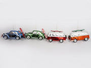 VW w/Skis Ornament