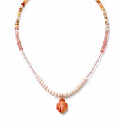 Carved Conch Shell Necklace