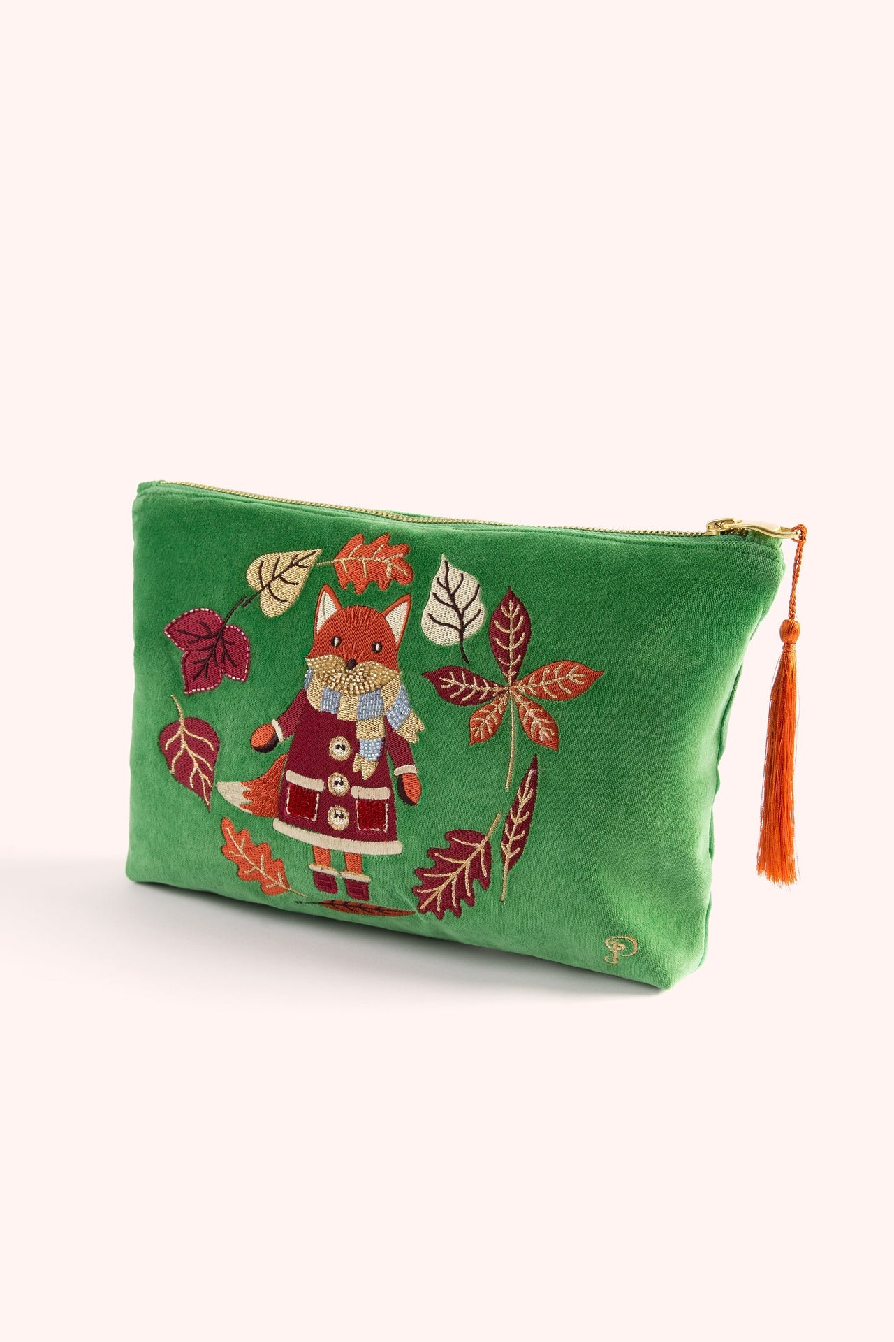 Velvet Zip Pouch