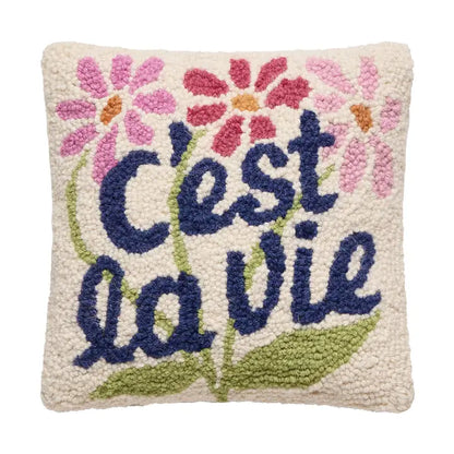 C'est La Vie Hook Pillow