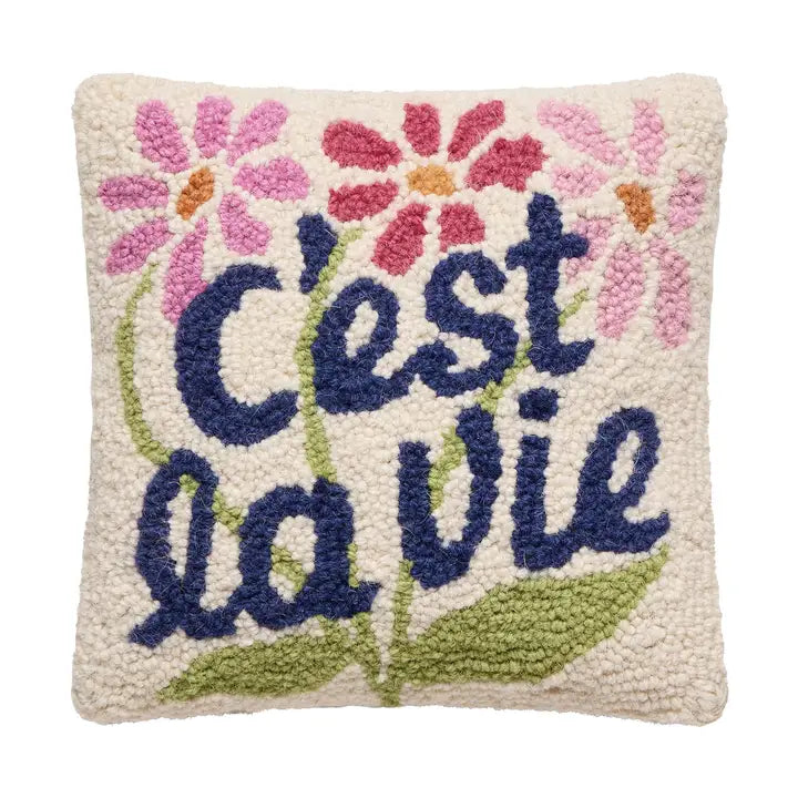 C'est La Vie Hook Pillow