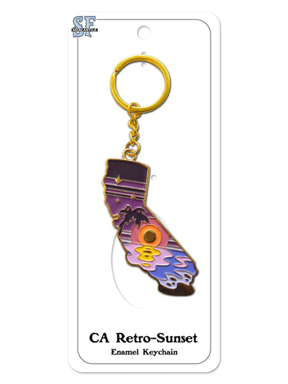 SF Mercantile Enamel Keychain, view 2