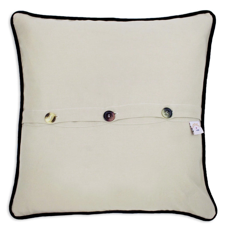 California Hand-Embroidered Pillow
