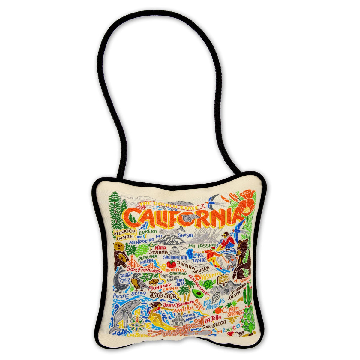 California Mini Pillow Ornament