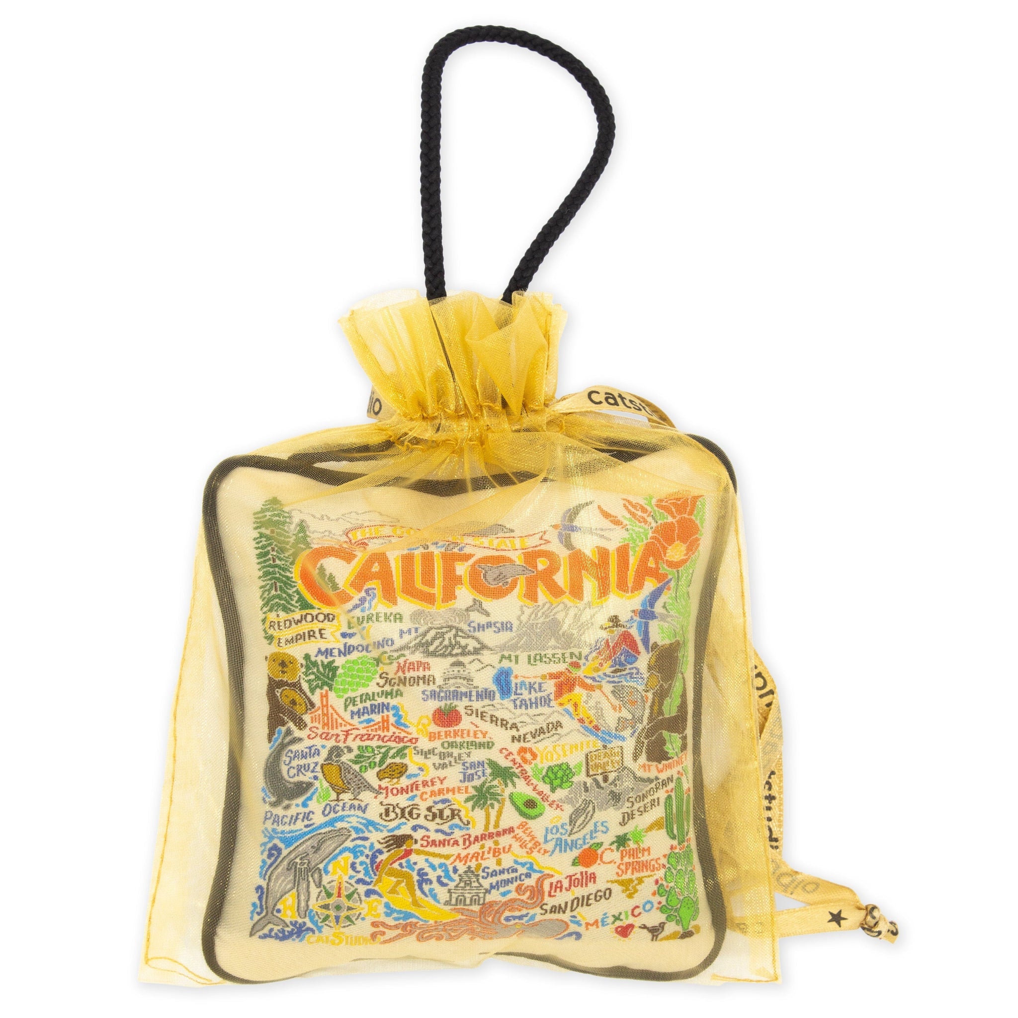 California Mini Pillow Ornament