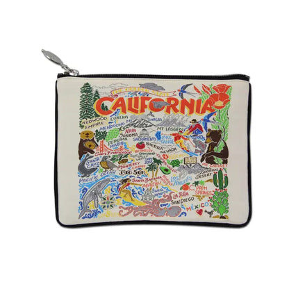 Woven California Zip Pouch