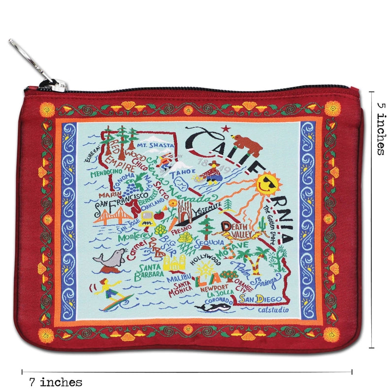 Woven California Zip Pouch, view 6