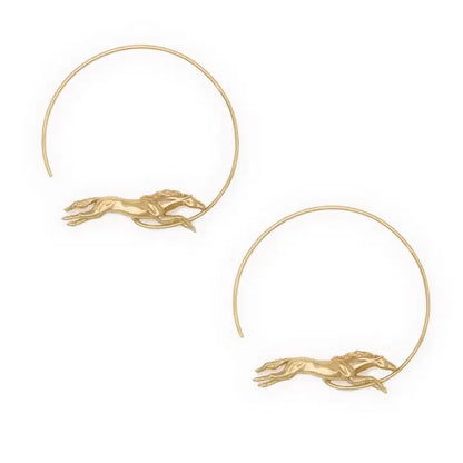 Calliope Horse Hoop Earrings