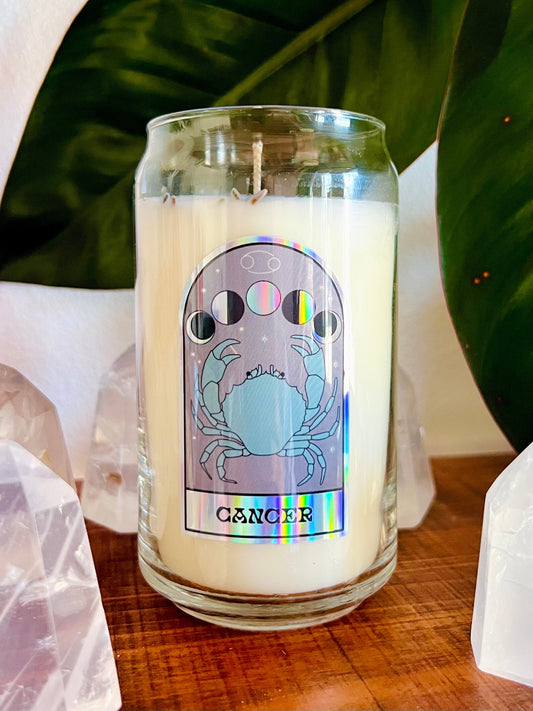 Zodiac Crystal Candle