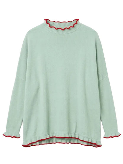 Catalina Cotton Ruffle Sweater