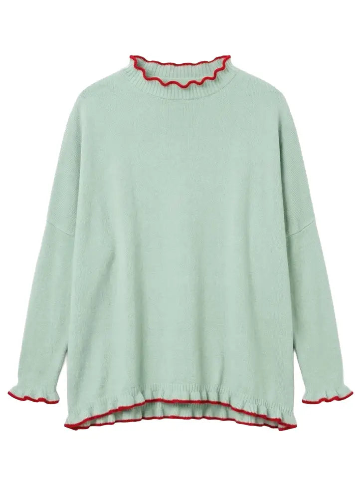 Catalina Cotton Ruffle Sweater