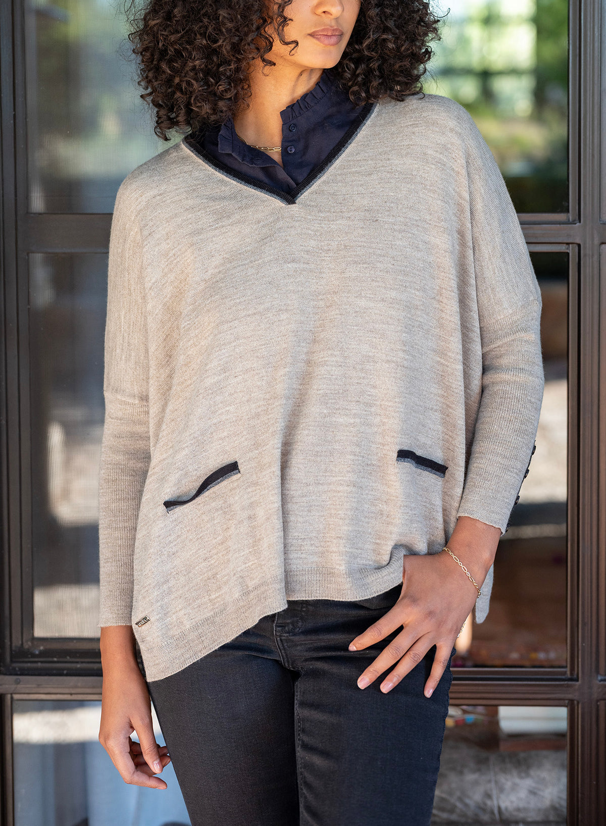Catalina V-Neck Sweater, view 2