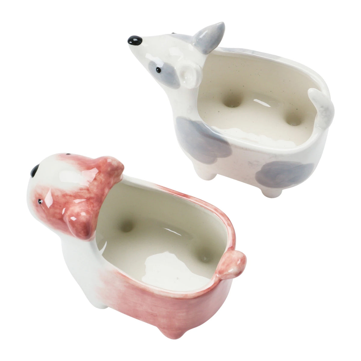 Ceramic Dog Planter, view 2